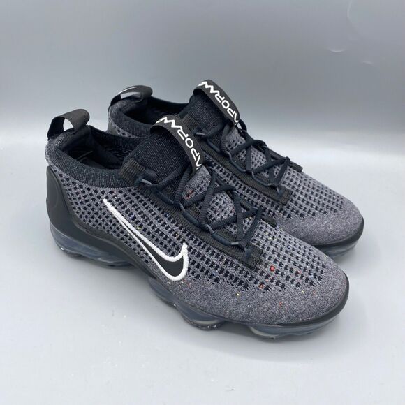 Nike Air VaporMax 2021 Flyknit GS Black White Oreo DB1550-006 Size 4.5Y WMNS 6 main image 6
